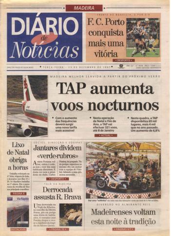 Edição do dia 23 Dezembro 1997 da pubicação Diário de Notícias