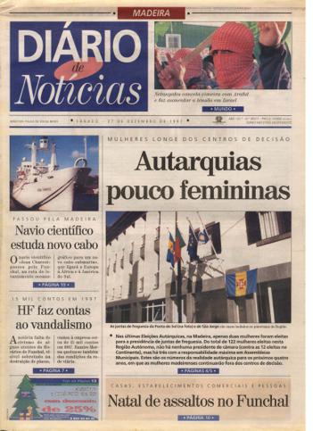 Edição do dia 27 Dezembro 1997 da pubicação Diário de Notícias