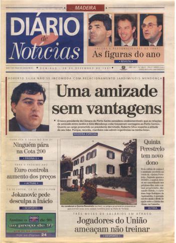 Edição do dia 28 Dezembro 1997 da pubicação Diário de Notícias