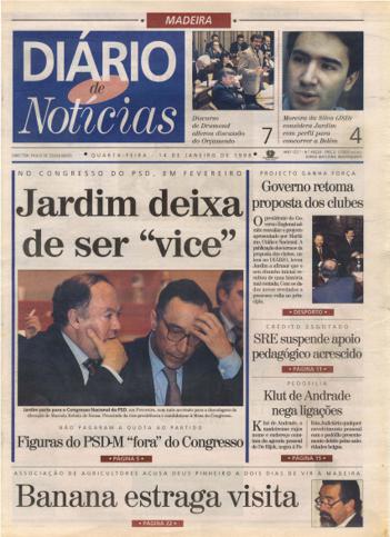 Edição do dia 14 Janeiro 1998 da pubicação Diário de Notícias