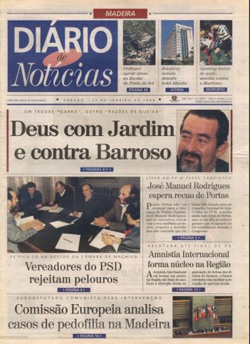 Edição do dia 17 Janeiro 1998 da pubicação Diário de Notícias