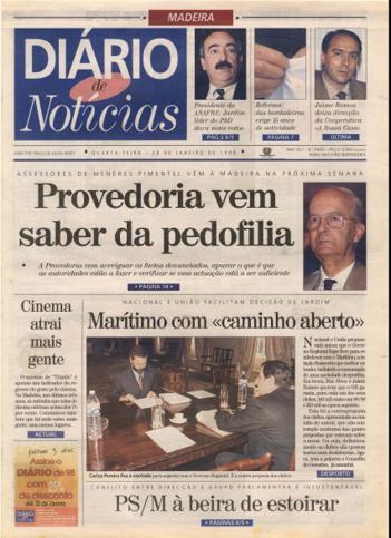 Edição do dia 28 Janeiro 1998 da pubicação Diário de Notícias