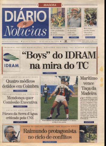 Edição do dia 28 Maio 1998 da pubicação Diário de Notícias