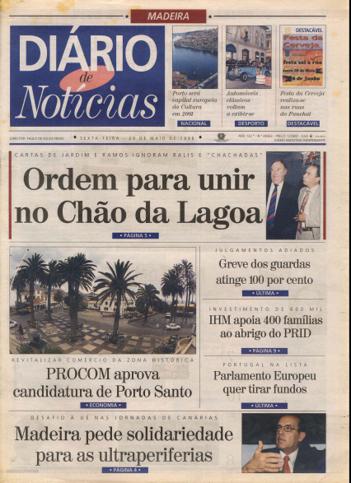 Edição do dia 29 Maio 1998 da pubicação Diário de Notícias