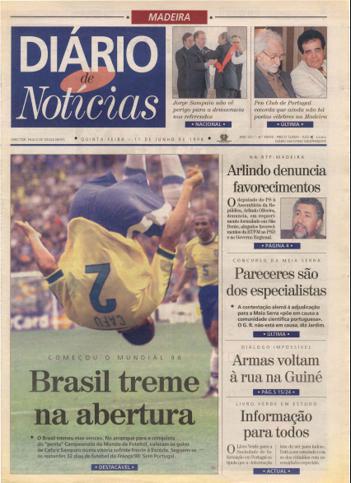 Edição do dia 11 Junho 1998 da pubicação Diário de Notícias