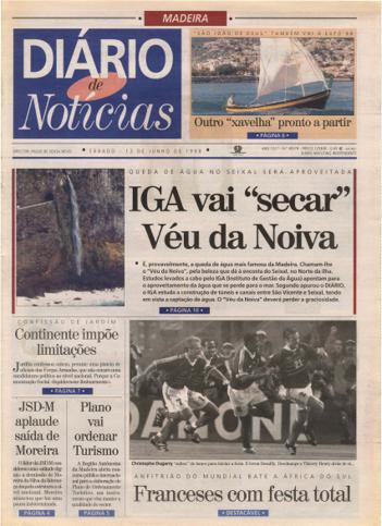 Edição do dia 13 Junho 1998 da pubicação Diário de Notícias