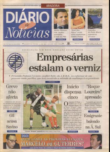 Edição do dia 22 Julho 1998 da pubicação Diário de Notícias