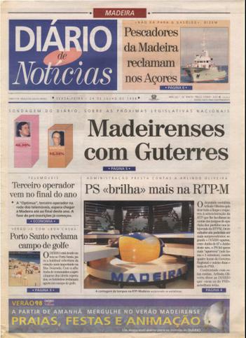 Edição do dia 24 Julho 1998 da pubicação Diário de Notícias