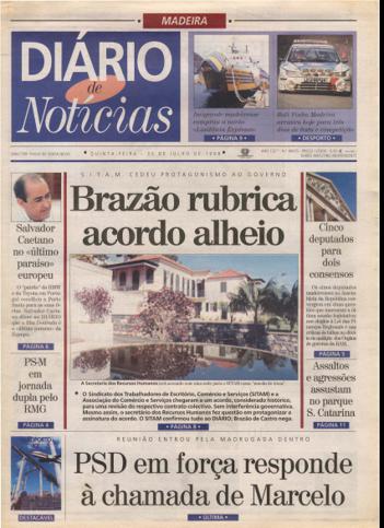 Edição do dia 30 Julho 1998 da pubicação Diário de Notícias