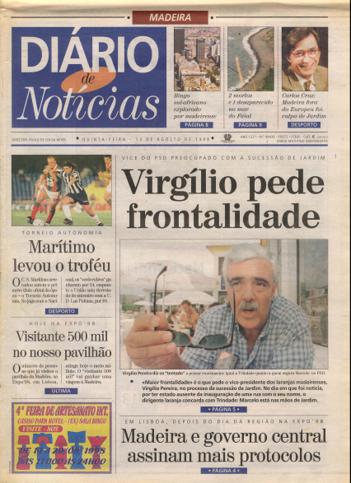 Edição do dia 13 Agosto 1998 da pubicação Diário de Notícias