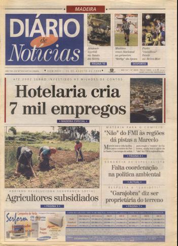 Edição do dia 30 Agosto 1998 da pubicação Diário de Notícias