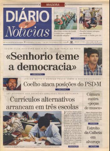 Edição do dia 14 Setembro 1998 da pubicação Diário de Notícias