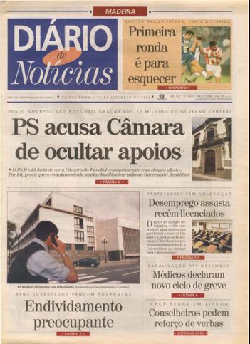 Edição do dia 17 Setembro 1998 da pubicação Diário de Notícias