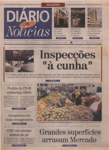 Edição do dia 23 Dezembro 1998 da pubicação Diário de Notícias