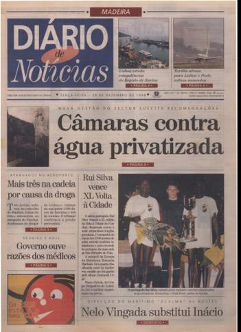 Edição do dia 29 Dezembro 1998 da pubicação Diário de Notícias