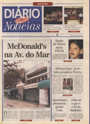 Edição do dia 6 Janeiro 1999 da pubicação Diário de Notícias