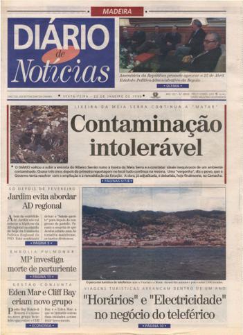 Edição do dia 22 Janeiro 1999 da pubicação Diário de Notícias