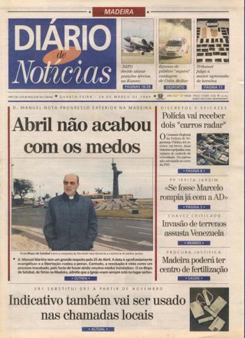 Edição do dia 24 Março 1999 da pubicação Diário de Notícias