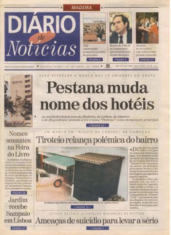 Edição do dia 21 Abril 1999 da pubicação Diário de Notícias