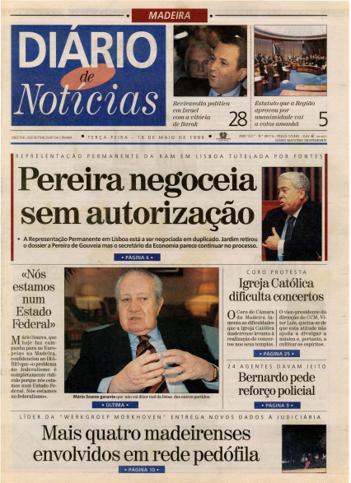 Edição do dia 18 Maio 1999 da pubicação Diário de Notícias