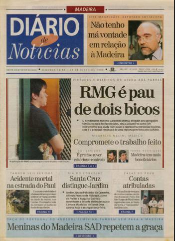 Edição do dia 21 Junho 1999 da pubicação Diário de Notícias