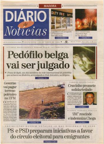 Edição do dia 25 Junho 1999 da pubicação Diário de Notícias