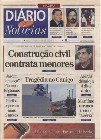 Edição do dia 14 Julho 1999 da pubicação Diário de Notícias