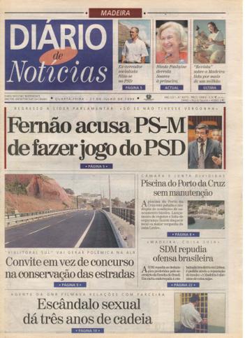 Edição do dia 21 Julho 1999 da pubicação Diário de Notícias