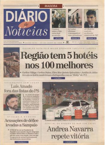 Edição do dia 30 Julho 1999 da pubicação Diário de Notícias