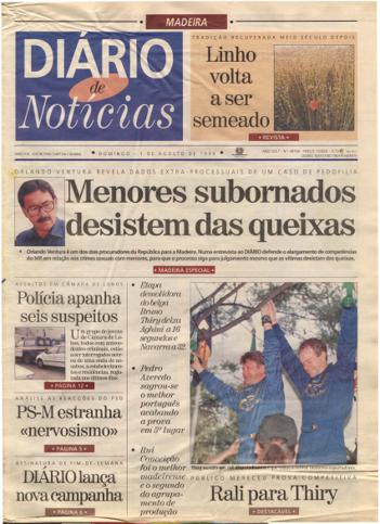 Edição do dia 1 Agosto 1999 da pubicação Diário de Notícias