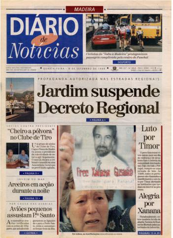 Edição do dia 8 Setembro 1999 da pubicação Diário de Notícias