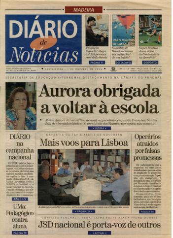 Edição do dia 1 Outubro 1999 da pubicação Diário de Notícias