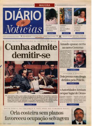 Edição do dia 17 Outubro 1999 da pubicação Diário de Notícias