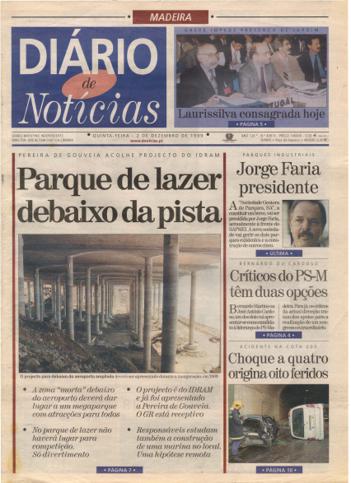 Edição do dia 2 Dezembro 1999 da pubicação Diário de Notícias