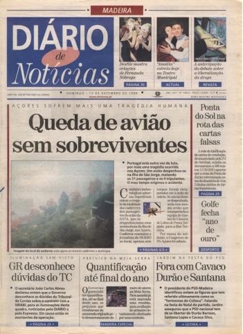 Edição do dia 12 Dezembro 1999 da pubicação Diário de Notícias