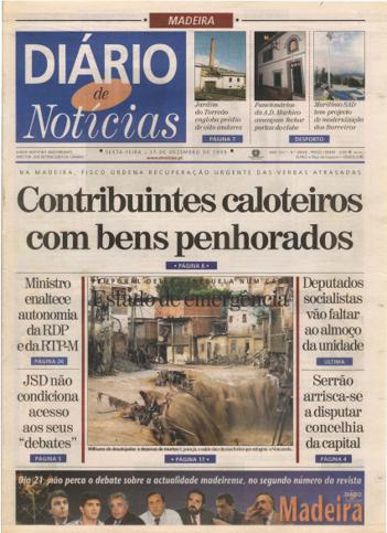 Edição do dia 17 Dezembro 1999 da pubicação Diário de Notícias