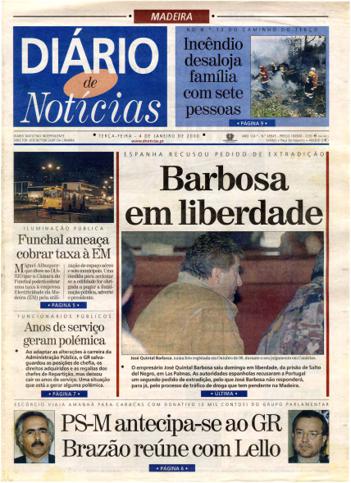 Edição do dia 4 Janeiro 2000 da pubicação Diário de Notícias