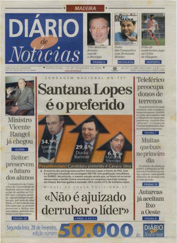 Edição do dia 25 Fevereiro 2000 da pubicação Diário de Notícias