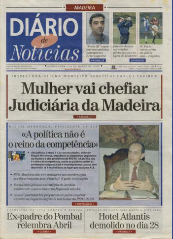 Edição do dia 16 Março 2000 da pubicação Diário de Notícias