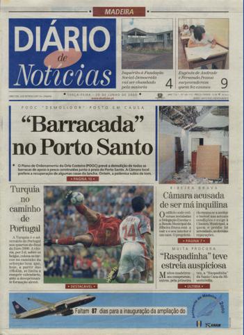 Edição do dia 20 Junho 2000 da pubicação Diário de Notícias