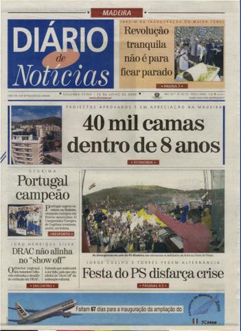 Edição do dia 10 Julho 2000 da pubicação Diário de Notícias