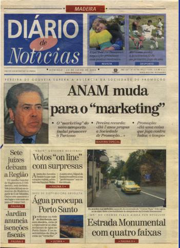 Edição do dia 23 Julho 2000 da pubicação Diário de Notícias