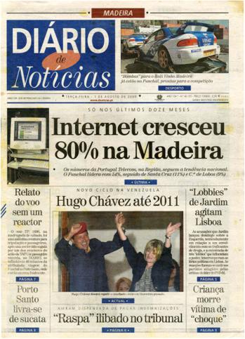 Edição do dia 1 Agosto 2000 da pubicação Diário de Notícias