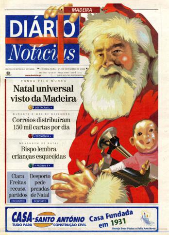 Edição do dia 25 Dezembro 2000 da pubicação Diário de Notícias