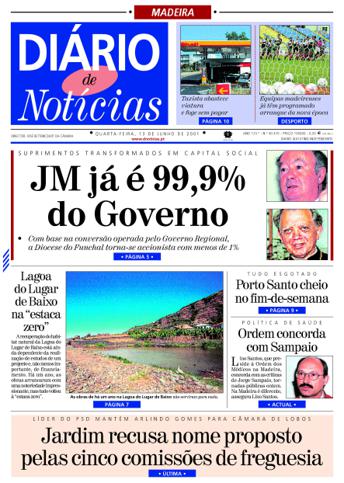 Edição do dia 13 Junho 2001 da pubicação Diário de Notícias