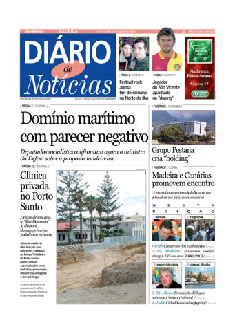 Edição do dia 12 Julho 2002 da pubicação Diário de Notícias