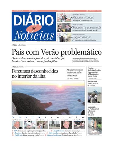 Edição do dia 28 Julho 2002 da pubicação Diário de Notícias