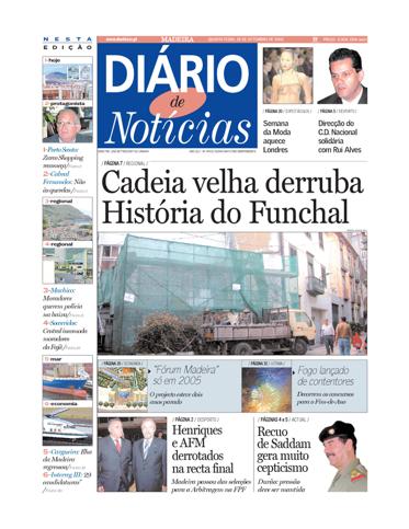 Edição do dia 18 Setembro 2002 da pubicação Diário de Notícias