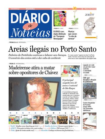 Edição do dia 8 Dezembro 2002 da pubicação Diário de Notícias