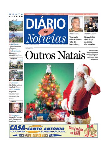 Edição do dia 25 Dezembro 2002 da pubicação Diário de Notícias